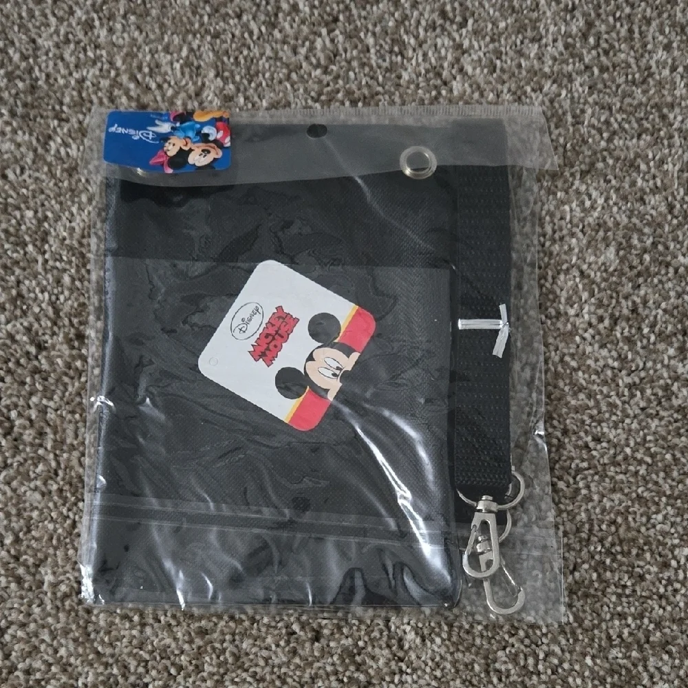 Disney‎ Black and Gold Mickey Mouse Crossbody Bag